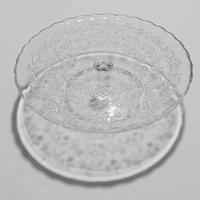 Alzata per torta in vetro