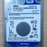 HD WD BLUE 500GB, 2.5", SATA III, 6 GB/s, 16Mb