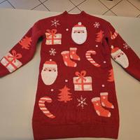 vestito natalizio ragazzina