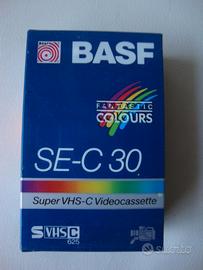 BASF SE-C30 Videocassetta Super VHS. SVHS 625. 