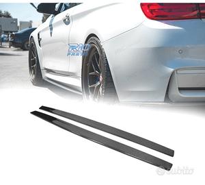 ESTENSIONI MINIGONNE BMW F80 F82 F83 IN CARBONIO