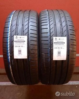 2 gomme 235 50 18 continental a3007