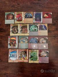 lotto 17 carte bakugan 