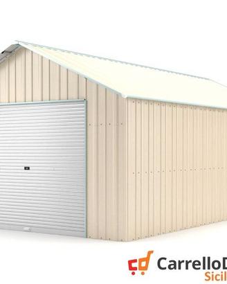 Baracca cantiere box 438x724 con saracinesca beige