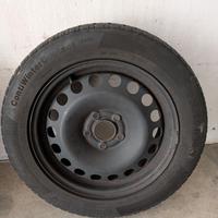 Set 4 cerchi in ferro + ruote invernali 16''