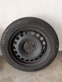 Set 4 cerchi in ferro + ruote invernali 16''