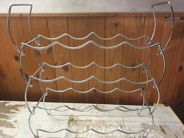 portabottiglie in acciao