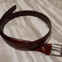 Cintura marrone Conte Massimo in vera pelle