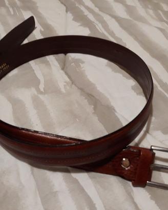 Cintura marrone Conte Massimo in vera pelle