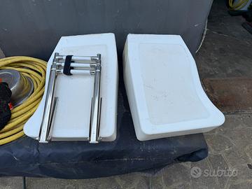 Plancette di poppa gommone/barca