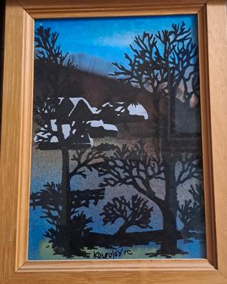 quadro Naif, pittore slavo 