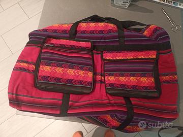 nuovo borsone da viaggio etnico