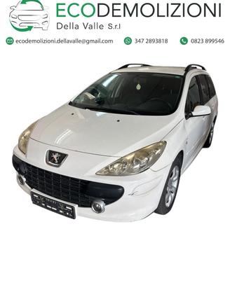 RICAMBI PEUGEOT 307 S.W. 2006 1.6 BENZINA 80KW