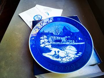 Due piatti collezione natale b&g - royal copenhage