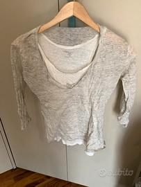 Maglia con canottiera incorporata