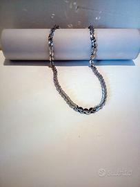 Collana Girocollo Uomo AK42 - Argento 925 Rodiato