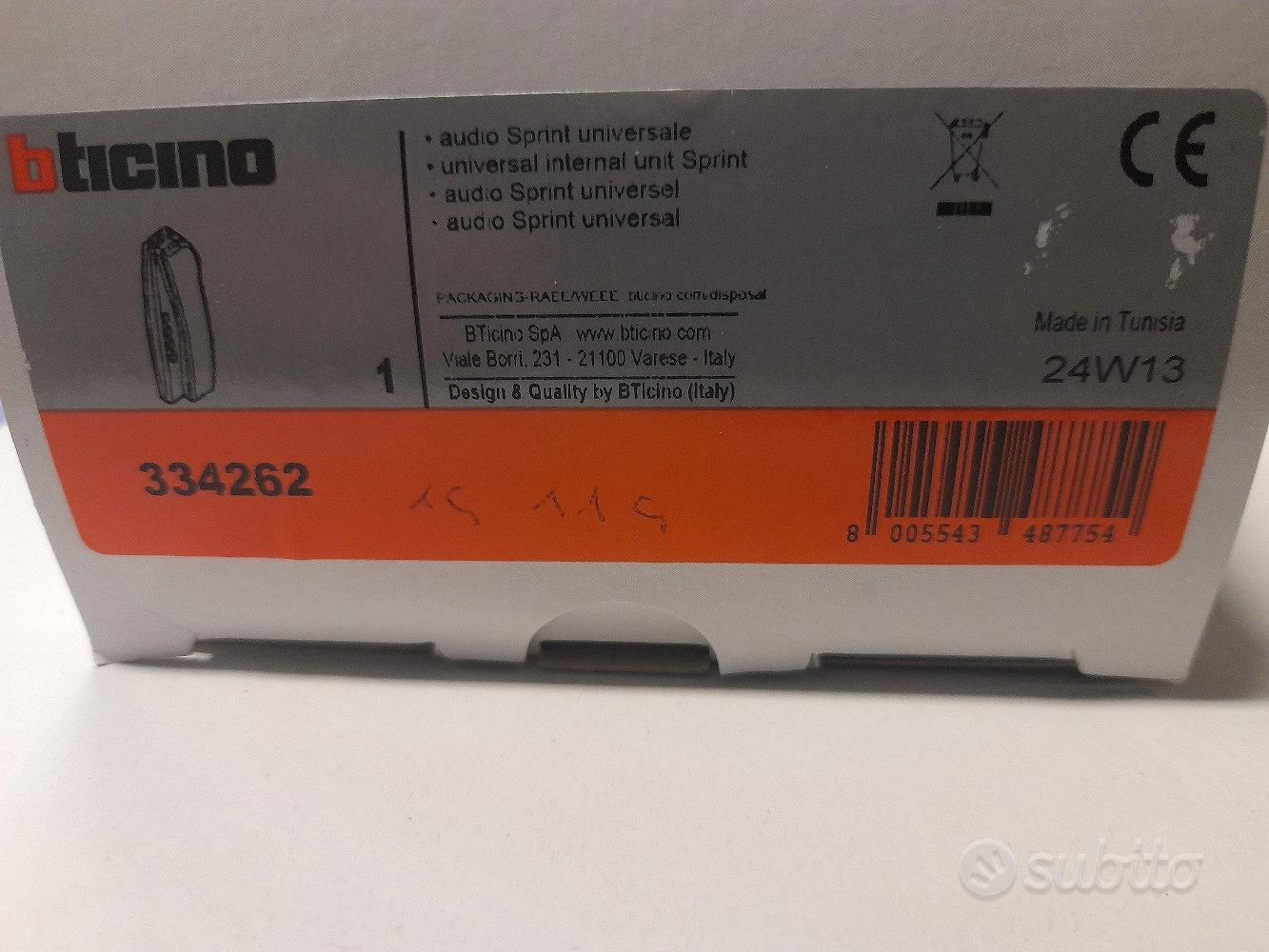 Citofono Audio Sprint Universale Bticino - Compatibile Con Impianti Analogici - Foto 8