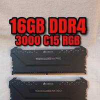 16 GB DDR4 vengeance pro RGB 