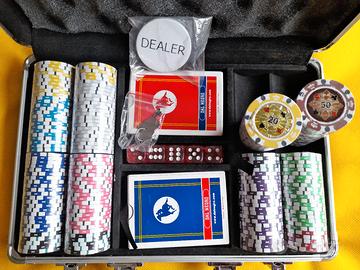 Dal Negro Valigetta Poker 200 chips professionale 
