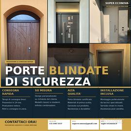 Porte blindate di sicurezza e produzione