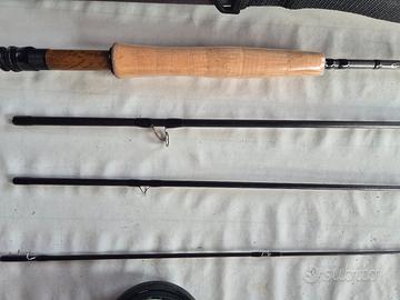 canna da pesca a mosca Vision nite 8" #5 