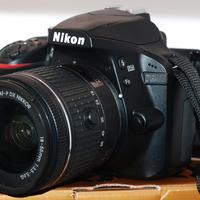 fotocamera Nikon d3400 kit 18-55 VR 5565 scatti 