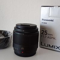 Panasonic Lumix G 25 mm F 1.7 