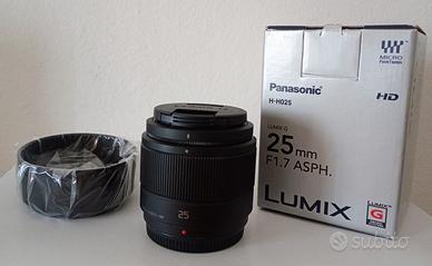 Panasonic Lumix G 25 mm F 1.7 