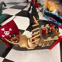 Veliero pirati in legno