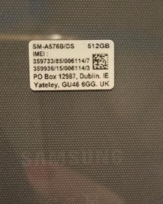 Samsung galaxy a57 12+512gb new