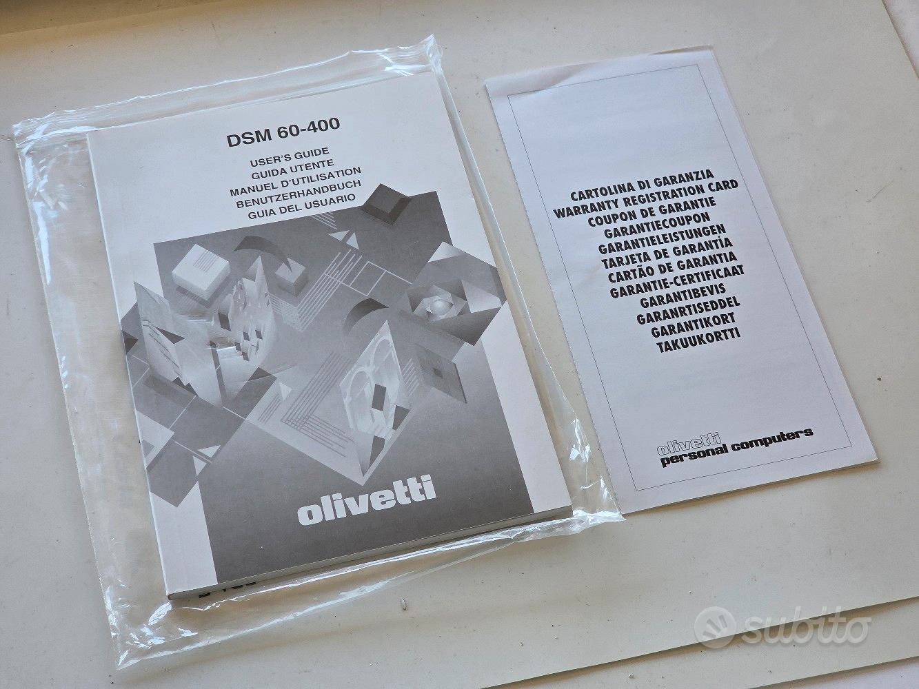 Olivetti DSM 60-400 manuale monitor CRT - Informatica In vendita a Varese