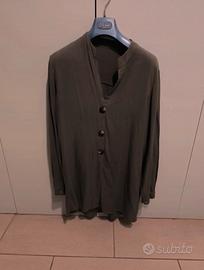 camicia lunga verde militare XL