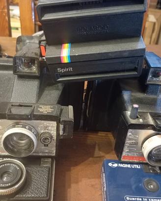 macchine fotografiche Polaroid e altre 