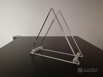 Piramide porta riviste plexiglas
