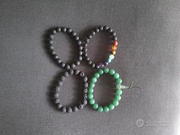 Bracciali elasticizzati in pietra