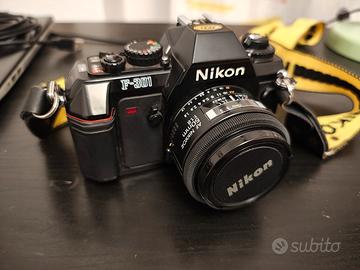 fotocamera analogica Nikon f-301 