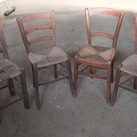 Sedie legno vecchie