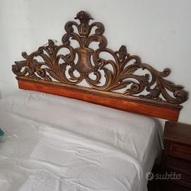 testata in legno per letto
