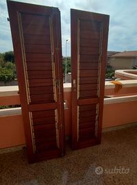 Persiana in legno massello 2 ante 