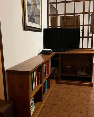 libreria mobile in vero legno 