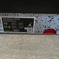 Air Jordan 4 Retro "Industrial Blue" 44 nuove 