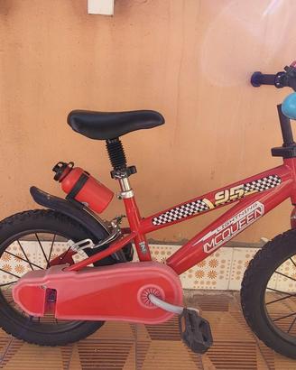 bicicletta bimbo 14"+caschetto decathlon in omaggi