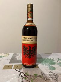 Bottiglia vino da collezione