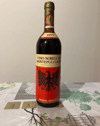Bottiglia vino da collezione
