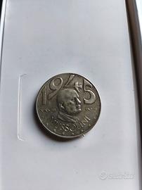 moneta mussolini 