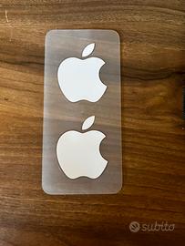 Apple sticker originali bianchi