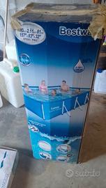 piscina Bestway 4 metri completa di filtro e teli