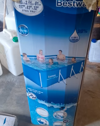 piscina Bestway 4 metri completa di filtro e teli