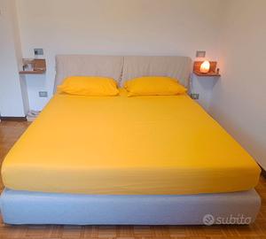 Letto Matrimoniale Flou Nathalie