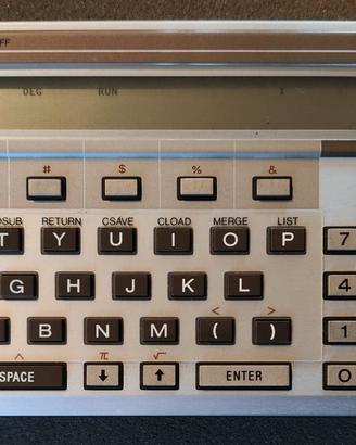 Sharp PC-1500 con moduli CE-155 e CE-505A